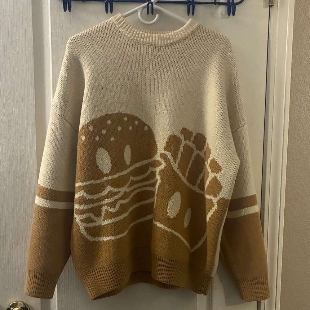 Dangerous People Burger and Fries Sweater